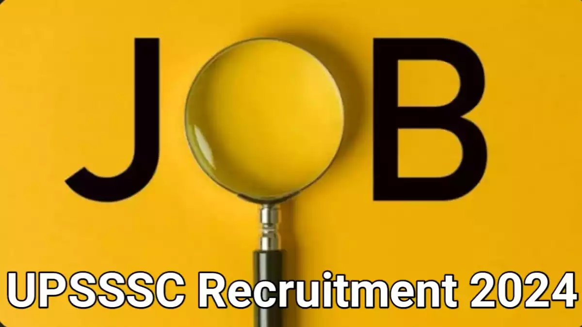 UPSSSC Recruitment 2024